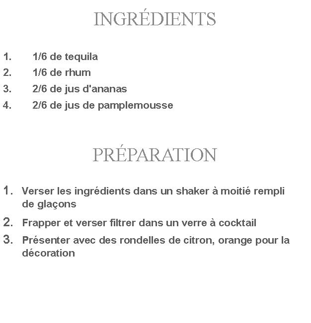 Préparation