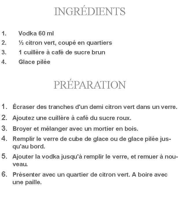 Préparation